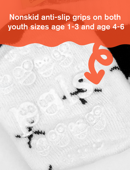 KIDS GHOST & SKULL GLOW-IN-THE-DARK SOCKS!